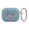 Husa Airpods Guess Denim Triangle pentru Airpods Pro Light Blue