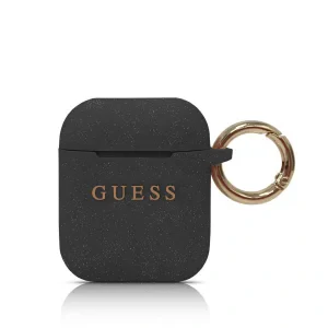 Husa Airpods Guess Silicone, Negru