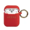 Husa Airpods Guess Silicone pentru Airpods 1/2 Red