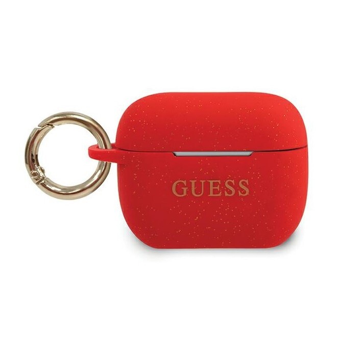 Husa Airpods Guess Silicone pentru Airpods Pro Red thumb