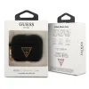 Husa Airpods Guess Silicone Triangle pentru Airpods Pro Black