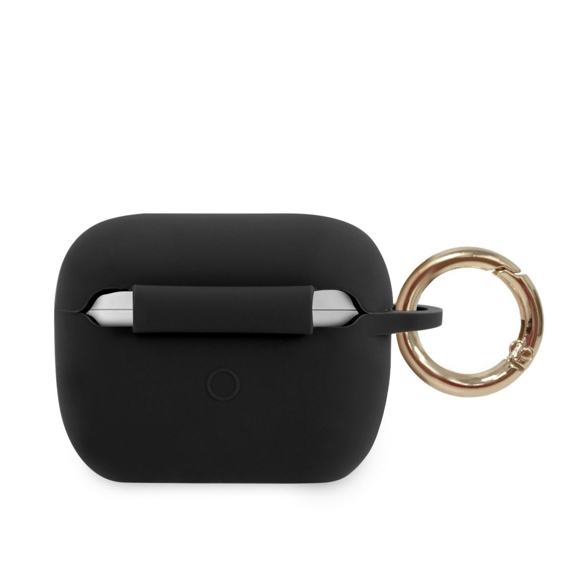 Husa Airpods Guess Silicone Triangle pentru Airpods Pro Black thumb