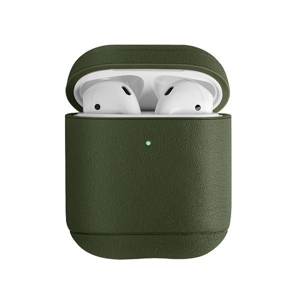 Husa Airpods Leather Uniq Terra pentru Apple Airpods 1/2 Verde thumb