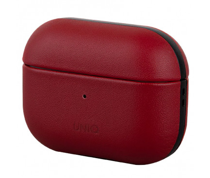 Husa Airpods Leather Uniq Terra pentru Apple Airpods Pro Rosu thumb