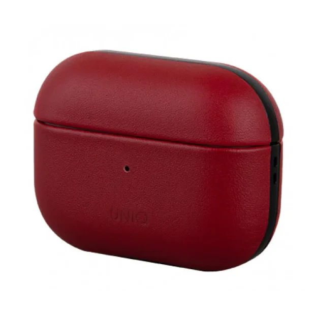 Husa Airpods Leather Uniq Terra pentru Apple Airpods Pro Rosu