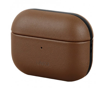 Husa Airpods Leather Uniq Terra pentru Apple Airpods Pro Maro thumb