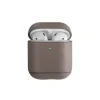 Husa Airpods Leather Uniq Terra pentru Apple Airpods 1/2 Nude