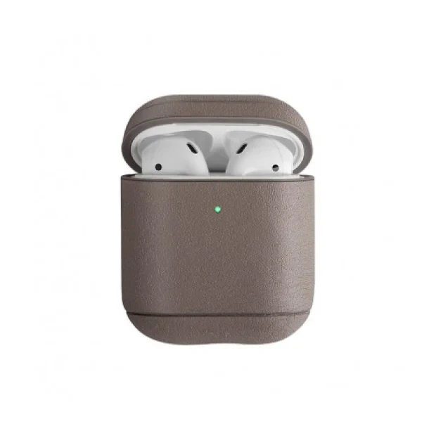 Husa Airpods Leather Uniq Terra pentru Apple Airpods 1/2 Nude