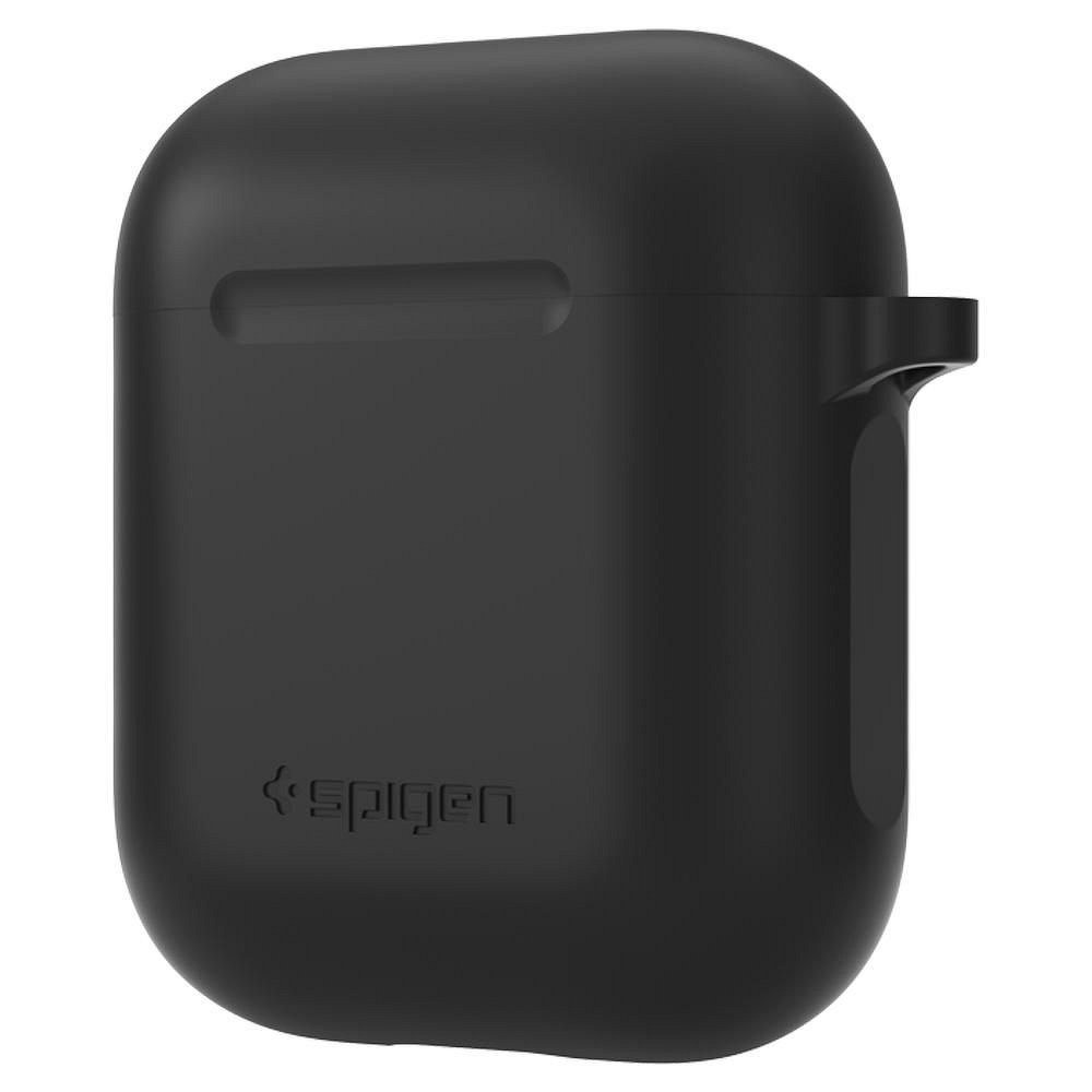 Husa Spigen Silicone Fit pentru Apple Airpods Negru thumb