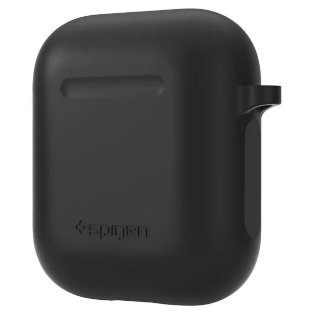 Husa Spigen Silicone Fit pentru Apple Airpods Negru