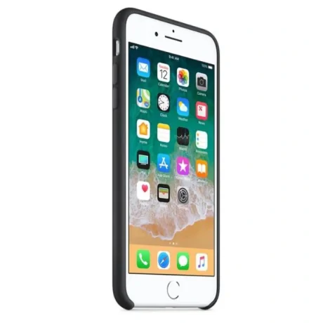 Husa Apple Silicone Cover pentru iPhone 7/8 Plus Black