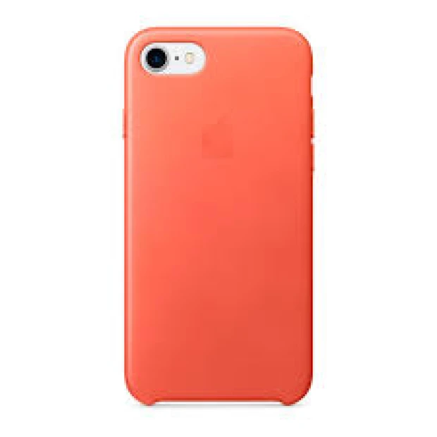 Husa Apple iPhone 7/8/SE 2, Leather Portocalie