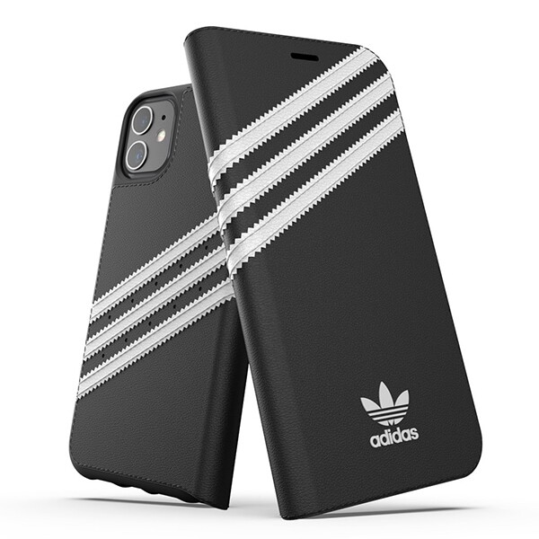 Husa Book Adidas OR pentru iPhone 12 Mini White-Black thumb