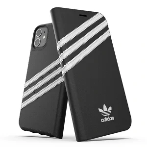 Husa Book Adidas OR pentru iPhone 12 Mini White-Black