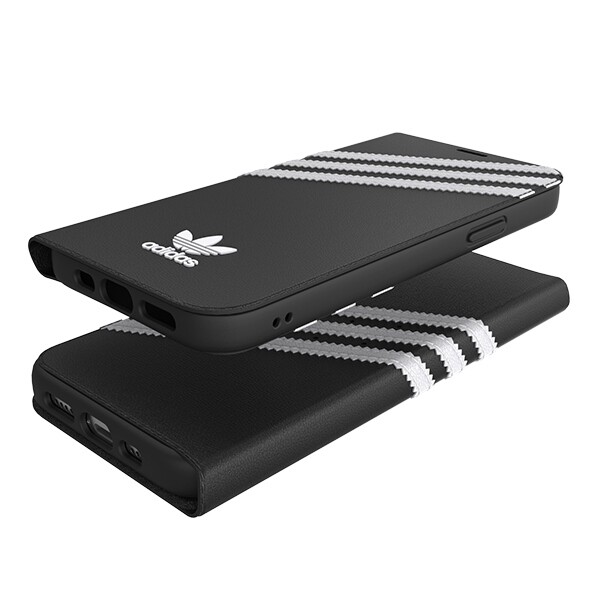 Husa Book Adidas OR pentru iPhone 12 Mini White-Black thumb