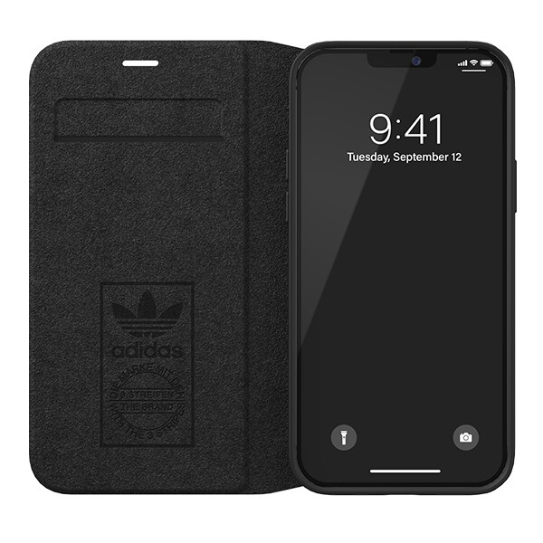 Husa Book Adidas OR pentru iPhone 12 Mini White-Black thumb