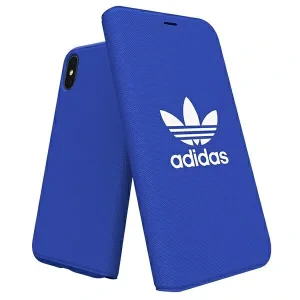 Husa Book Adidas pentru iPhone X/XS Blue