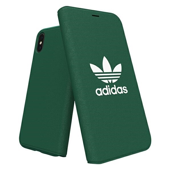Husa Book Adidas pentru iPhone X/XS Green thumb