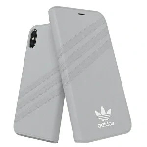 Husa Book Adidas Suede pentru iPhone X/XS Grey