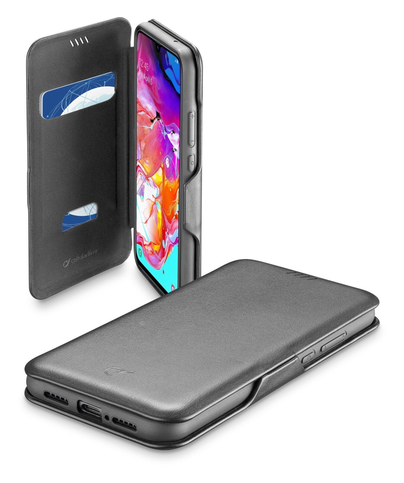 Husa Book Cellularline pentru Samsung Galaxy A71 Negru thumb