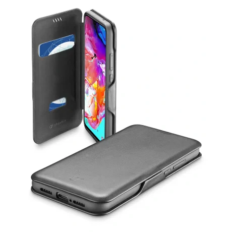Husa Book Cellularline pentru Samsung Galaxy A71 Negru
