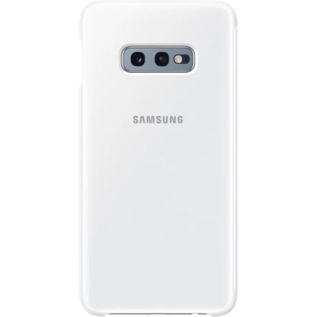 Husa Book Clear View Samsung pentru Samsung Galaxy S10e Alb