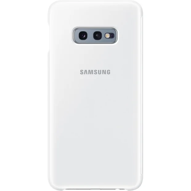 Husa Book Clear View Samsung pentru Samsung Galaxy S10e Alb