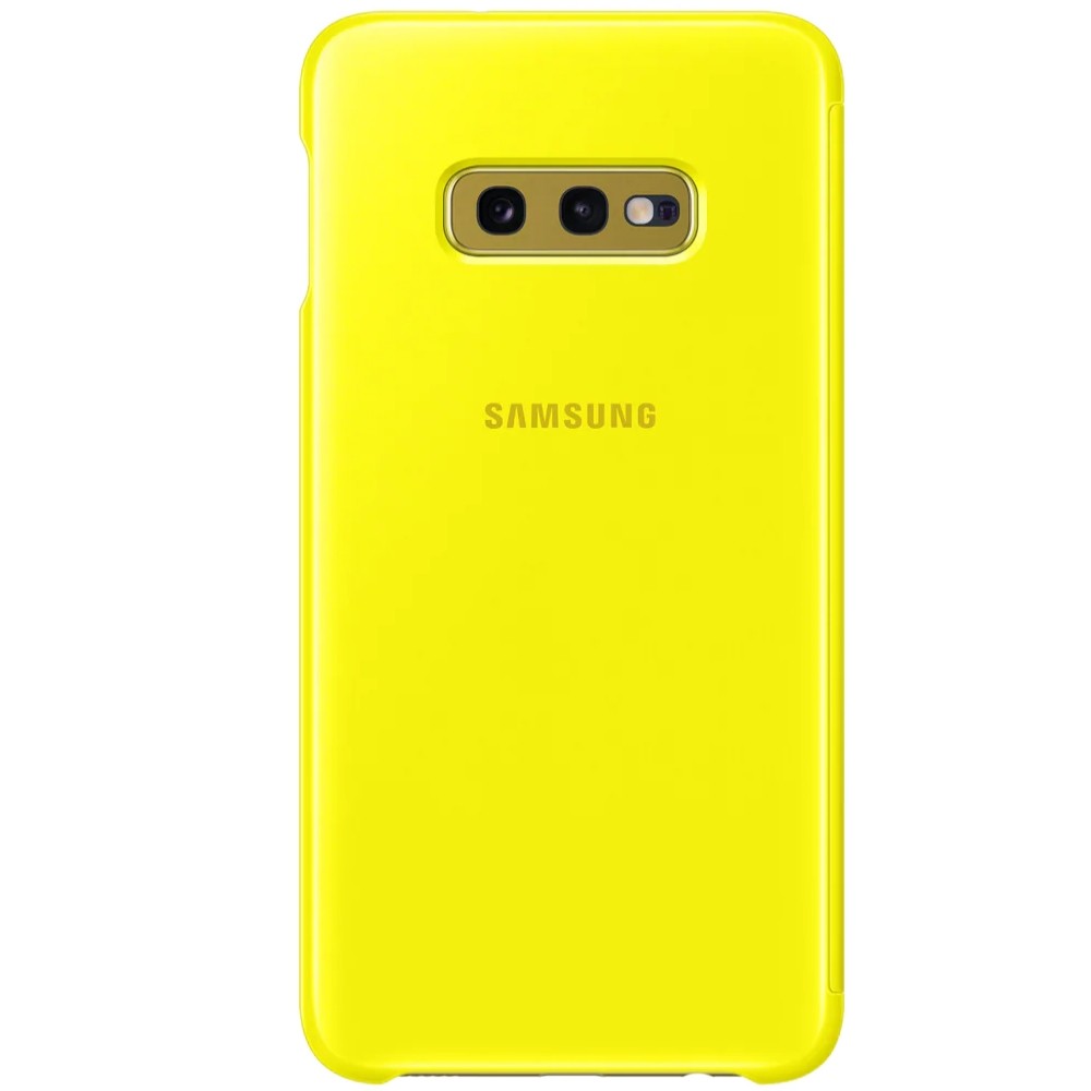 Husa Book Clear View Samsung pentru Samsung Galaxy S10e Galben thumb