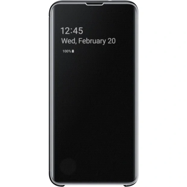 Husa Book Clear View Samsung pentru Samsung Galaxy S10e Negru