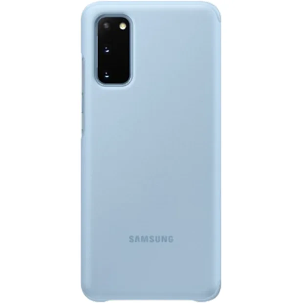 Husa Book Clear View Samsung pentru Samsung Galaxy S20 Albastru