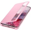 Husa Book Clear View Samsung pentru Samsung Galaxy S20 Plus Roz