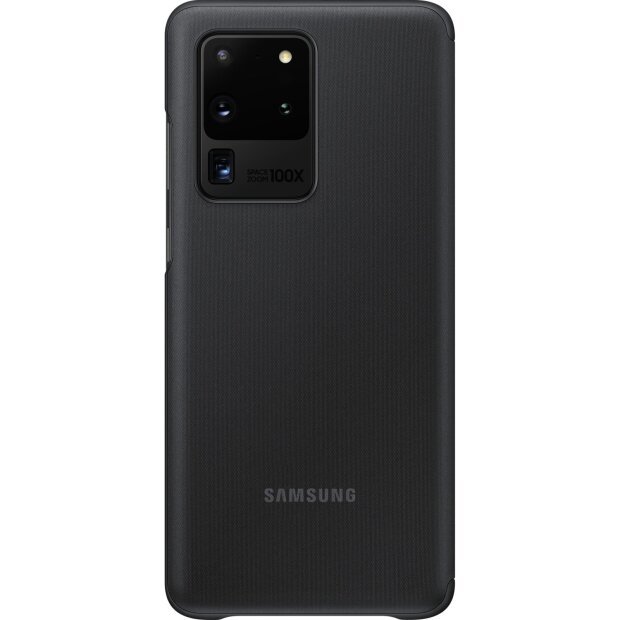 Husa Book Clear View Samsung pentru Samsung Galaxy S20 Ultra Black