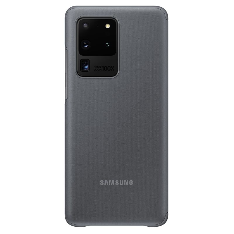 Husa Book Clear View Samsung pentru Samsung Galaxy S20 Ultra Gri thumb