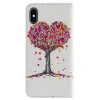 Husa Book Fashion iPhone X/XS, Heart Tree