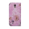 Husa Book Fashion Samsung Galaxy S4, Roz model flori
