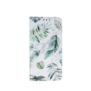 Husa Book Fashion Trendy Spring Leavs pentru Samsung Galaxy A41