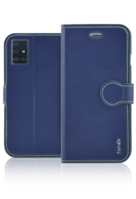 Husa Book Fonex pentru Samsung Galaxy A51 Albastru thumb