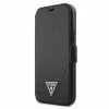 Husa Book Guess Saffiano V Stitch pentru iPhone 12 Mini Black