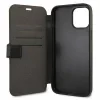 Husa Book Guess Saffiano V Stitch pentru iPhone 12 Mini Black