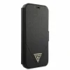 Husa Book Guess Saffiano V Stitch pentru iPhone 12 Mini Black