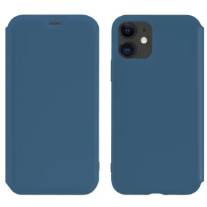 Husa Book Hoco Colorful Silicon iPhone 11 Albastru