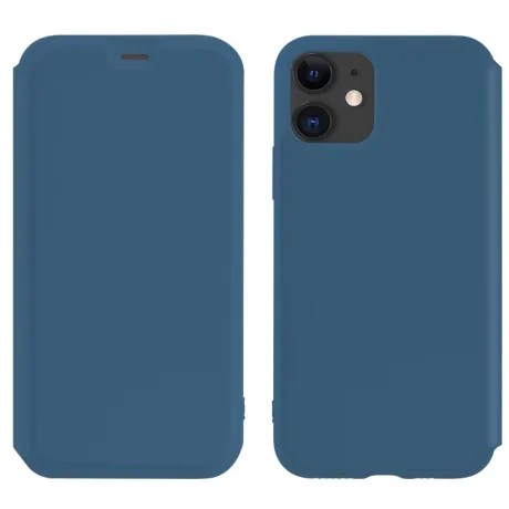 Husa Book Hoco Colorful Silicon iPhone 11 Albastru