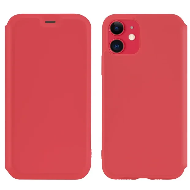 Husa Book Hoco Colorful Silicon iPhone 11 Rosu