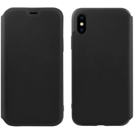 Husa Book Hoco Colorful Silicon iPhone X/XS Negru