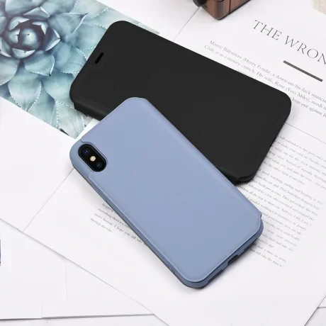 Husa Book Hoco Colorful Silicon iPhone X/XS Negru