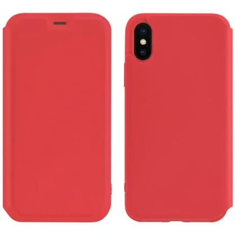Husa Book Hoco Colorful Silicon iPhone X/XS Rosu
