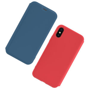Husa Book Hoco Colorful Silicon iPhone X/XS Rosu thumb