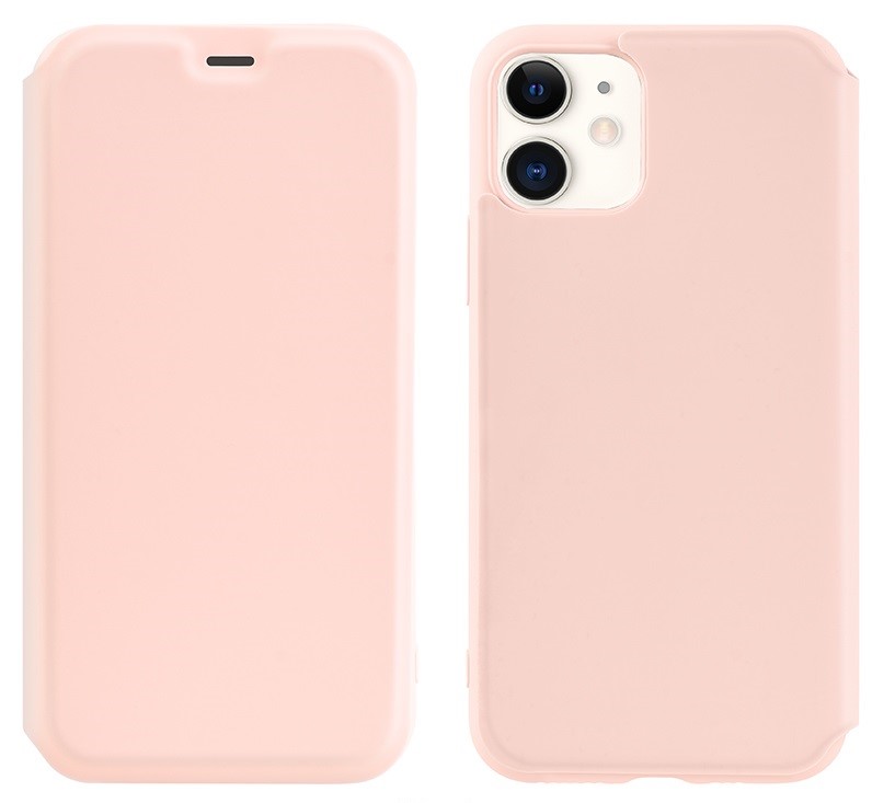 Husa Book Hoco Colorful Silicon pentru iPhone 11 Roz thumb
