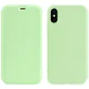 Husa Book Hoco Colorful Silicon pentru iPhone X/XS Verde