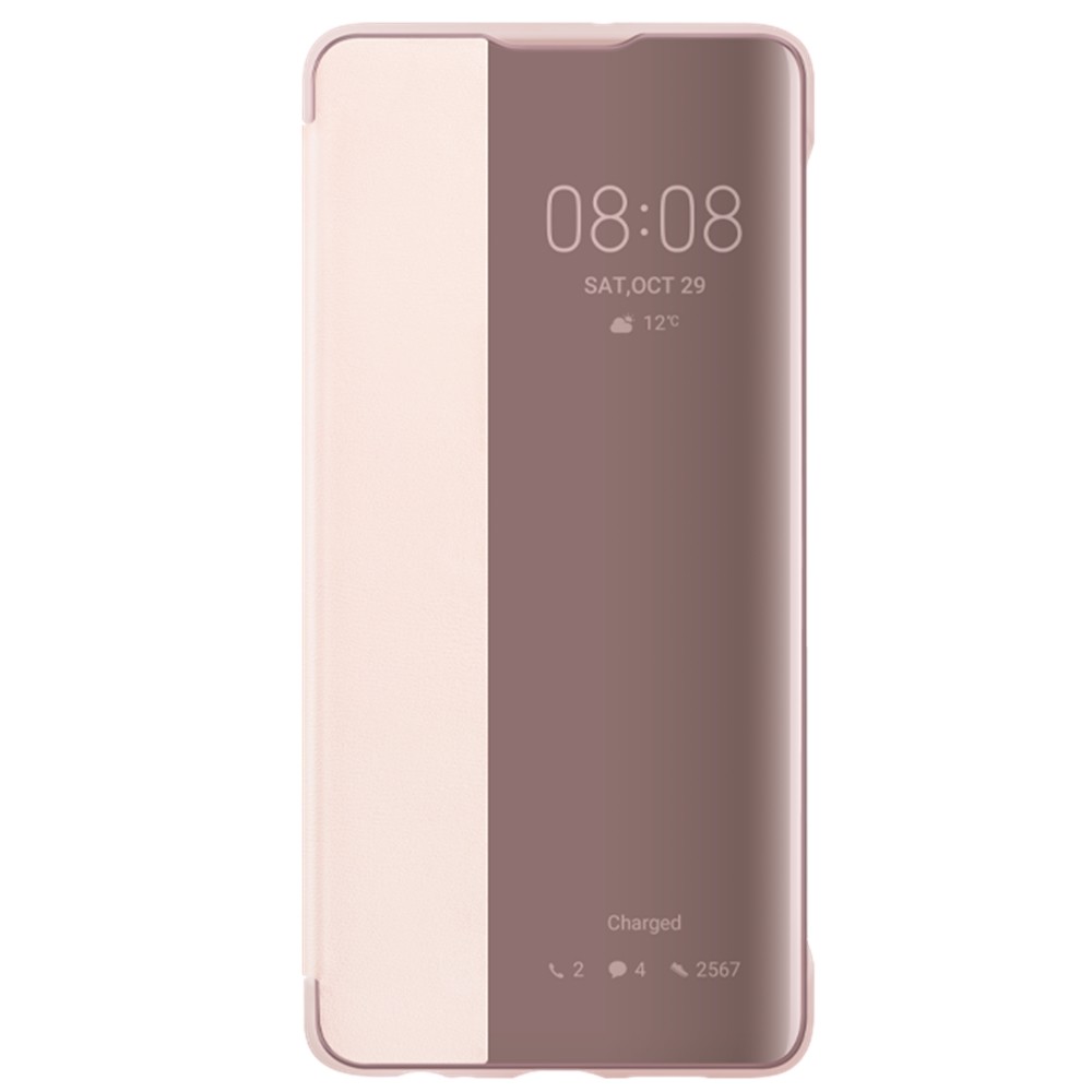 Husa Book Huawei Smart View pentru Huawei P30 Pink thumb